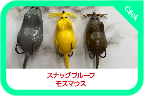 ヒゲとシッポは切っちゃダメ！かわいいマウスモデルで雷魚を悩殺